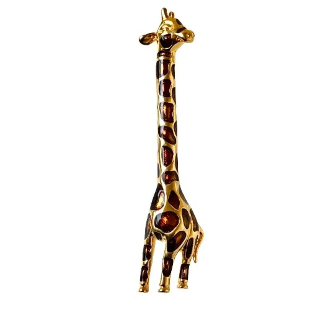 N/A giraffe brooch